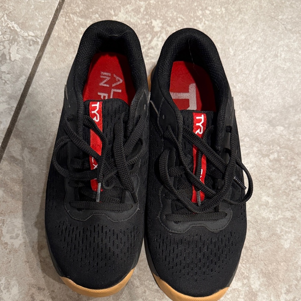 TYR Men's Black and Brown Athletic Shoes - Picture 2 of 5